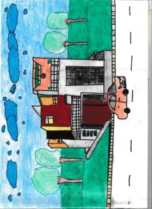 Villa with Car